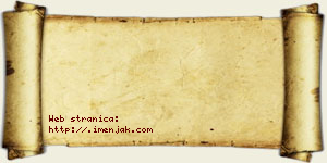 Tatjana Pjanić vizit kartica